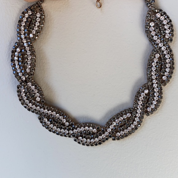 J. Crew braided crystal necklace - Picture 3 of 4